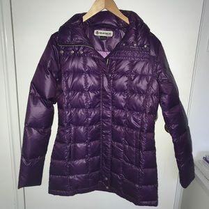 Purple sun ice winter coat
